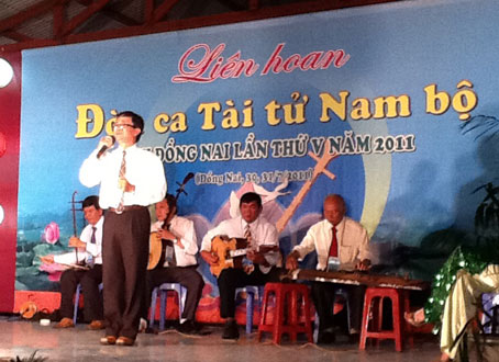 Tiết mục đờn ca tài tử của TP.Biên Hòa