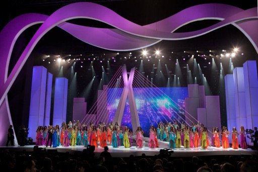 Khán phòng Miss Universe đêm Chung kết