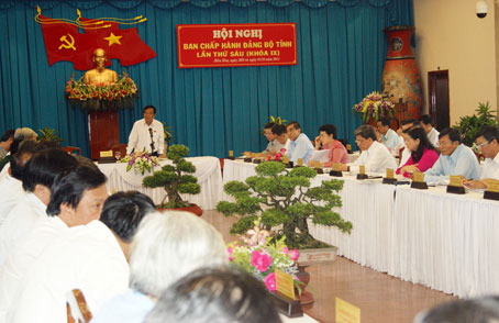                Quang cảnh buổi hội nghị. Ảnh: N. Phượng