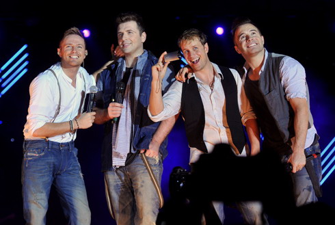 Nhóm Westlife đã cống hiến cho khán giả Việt Nam một đêm nhạc khó quên vào tối 1/10 tại Hà Nội. Ảnh: Hoàng Hà. 