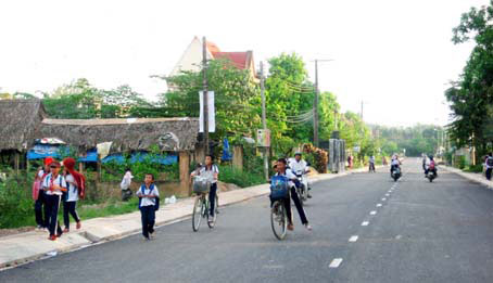 Con đường ở Hiếu Liêm