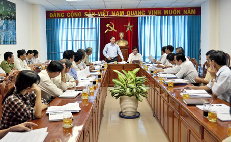 Đòan giám sát làm việc với các sở và TP.Biên Hòa về dự án TTTM – CTT Tân Hiệp