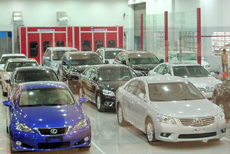 Revenue of imported cars decrease 700  items against the same period last year.