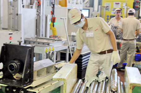 An FDI project put into operation in Amata Industrial Park