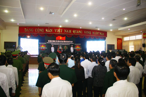 memorial services for General Vo Nguyen Giap