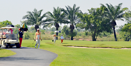 A corner in Long Thanh golf course.