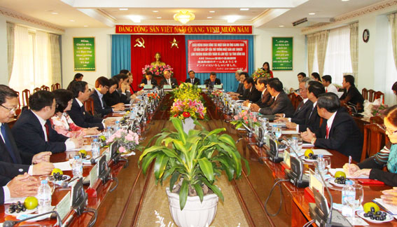 At the working session