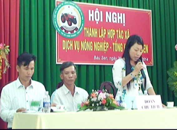 Bau Sen agricultural service cooperative established