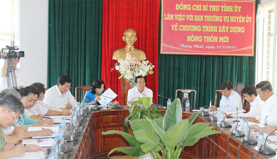 Huyện Thống Nhất quyết tâm đạt chuẩn nông thôn mới năm 2015