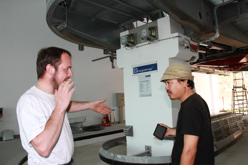 Chuyên gia của Cộng hòa Áo chuyển giao công nghệ vận hành hệ thống cáp treo du lịch Núi Chứa Chan cho người Việt Nam