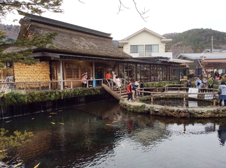 Hồ Waku và Bảo tàng Hannoki Bayashi Shiryokan.