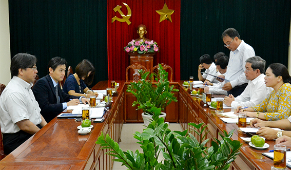 At the working session.