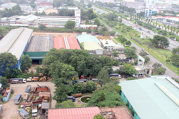 Một góc Khu công nghiệp Biên Hòa 1(TP.Biên Hòa)