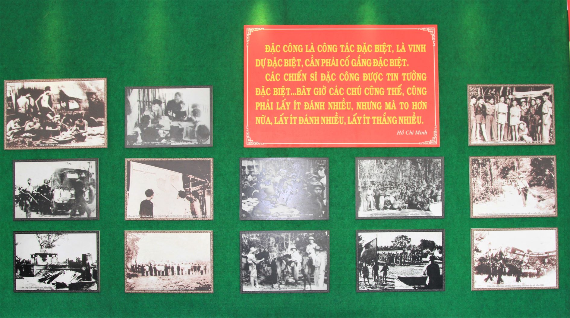 một số hình ảnh trưng bày tại triển lãm. (ảnh: Văn Truyên)