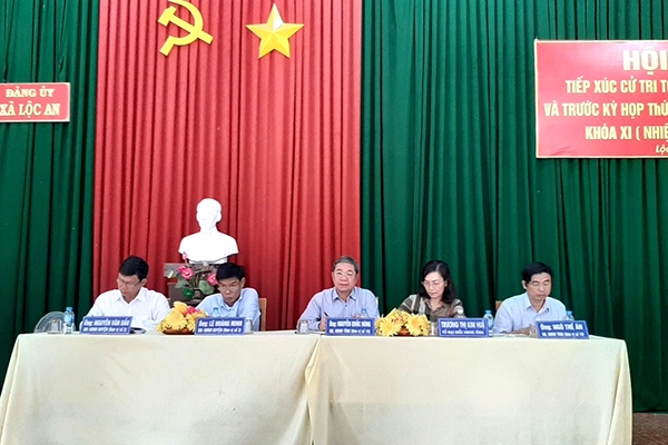 Tổ đại biểu HĐND tỉnh (Đơn vị số 10) và đại biểu HĐND huyện Long Thành (Đơn vị số 3)
