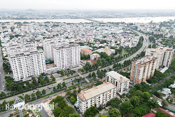 TP.Biên Hòa là nơi sẽ chuyển đổi nhiều diện tích đất nông nghiệp sang đất phi nông nghiệp. Ảnh: Hương Giang