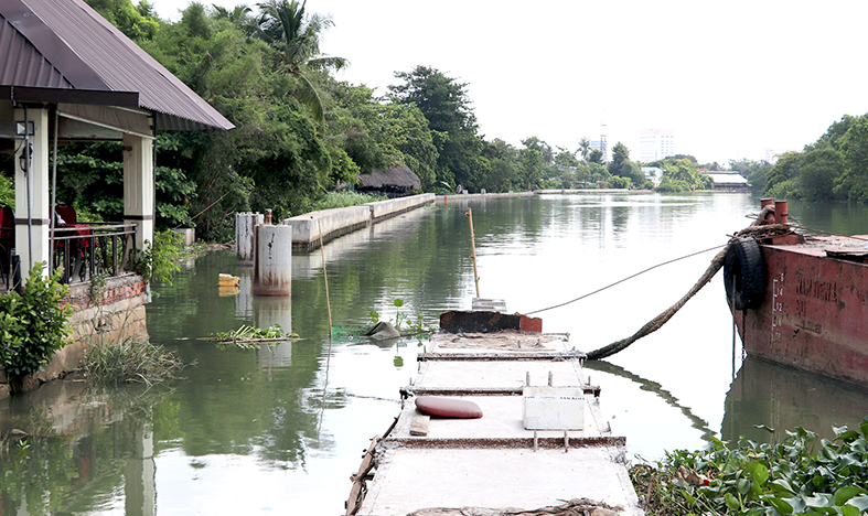 Dự án đường ven sông Cái chậm triển khai do công tác bồi thường, giải phóng mặt bằng