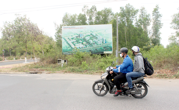 Huyện Nhơn Trạch là một trong những địa phương có nhiều dự án khu dân cư vẫn còn dở dang