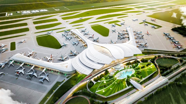 A 3D mock-up of Long Thanh International Airport. VNA/VNS Photo