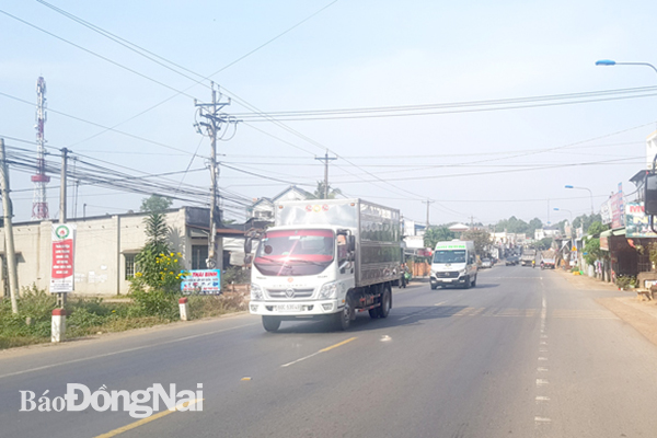 Đường tỉnh 769 là tuyến đường chính phục vụ thi công xây dựng sân bay Long Thành giai đoạn 1 trong thời gian chờ xây dựng 2 tuyến đường kết nối sân bay