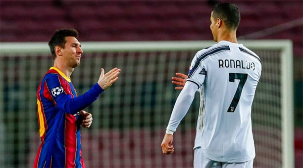 Messi và Ronaldo đều đã dừng chân tại Champions League