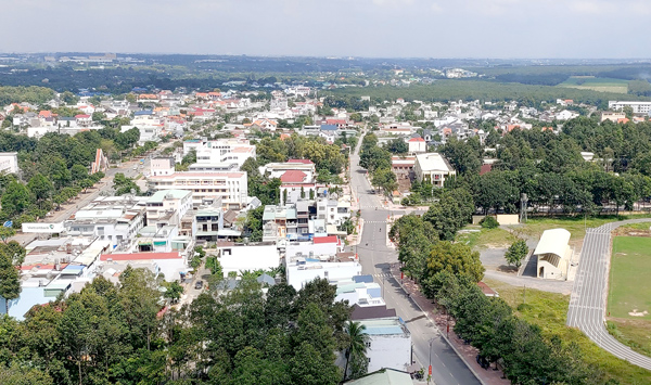 Huyện Long Thành là nơi có nhiều biến động nhất trong quy hoạch sử dụng đất cấp huyện giai đoạn 2021-2030. Ảnh: Khánh Minh