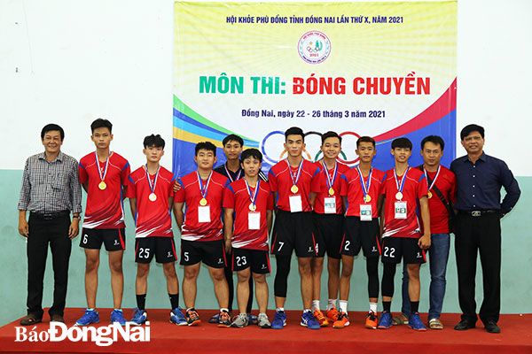 Trường THPT Phú Ngọc giành HCV bóng chuyền nam THPT
