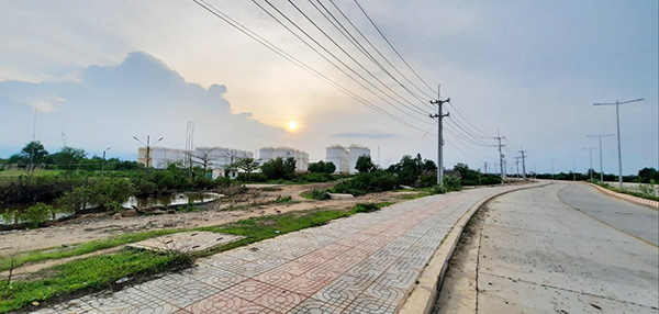 Một góc Khu công nghiệp Ông Kèo - nơi có các cảng biển được quy hoạch xây dựng trong thời gian tới