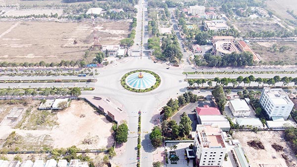 Trung tâm đô thị mới Nhơn Trạch. Ảnh: P.Tùng