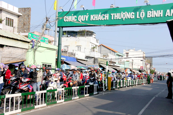 Phà Cát Lái thường xuyên xảy ra ùn tắc giao thông