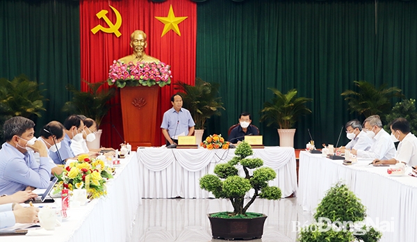 Phó Thủ tướng Lê Văn Thành phát biểu chỉ đạo tại buổi làm việc với Đồng Nai