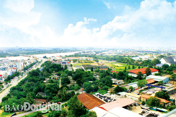 Một góc Khu công nghiệp Biên Hòa 1. Ảnh: H.Giang