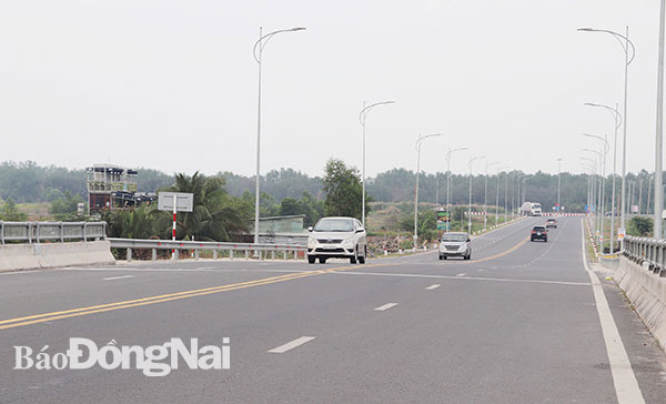 Tuyến đường 319 kết nối sẽ giúp H.Nhơn Trạch trong giai đoạn tới thu hút được nhiều dự án đầu tư