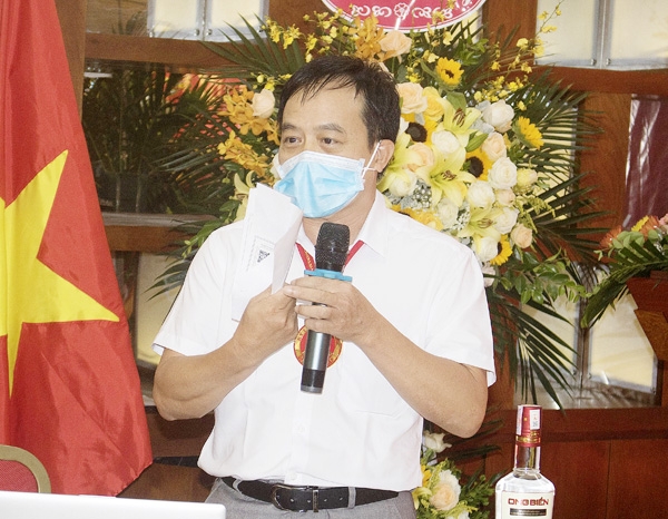 Ông Vũ Việt Chiến, Giám đốc Công ty TNHH Giải pháp và công nghệ Sao Việt. Ảnh: V.Gia