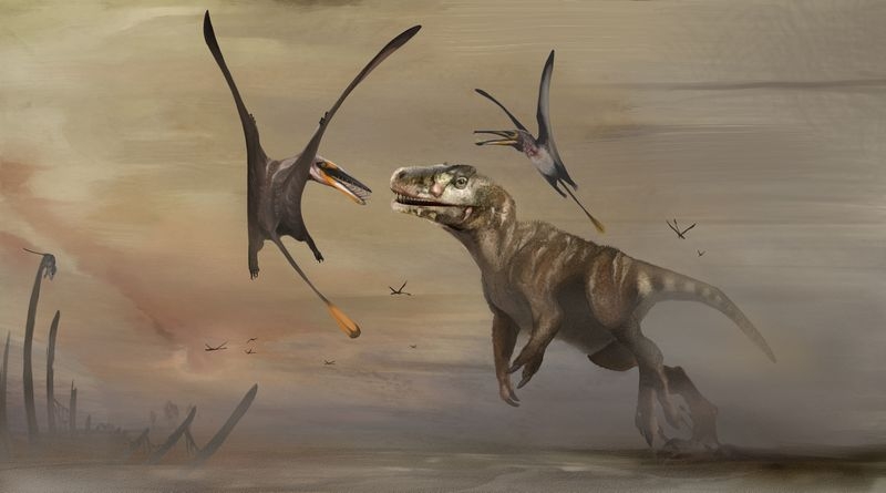Newly identified Jurassic Period flying reptile, or pterosaur, called ‘Dearc sgiathanach’