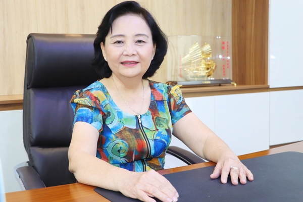Bà Lai Khiêm, Tổng giám đốc Công ty TNHH Bình Tiên Biên Hòa (Biti’s). Ảnh: H.Giang