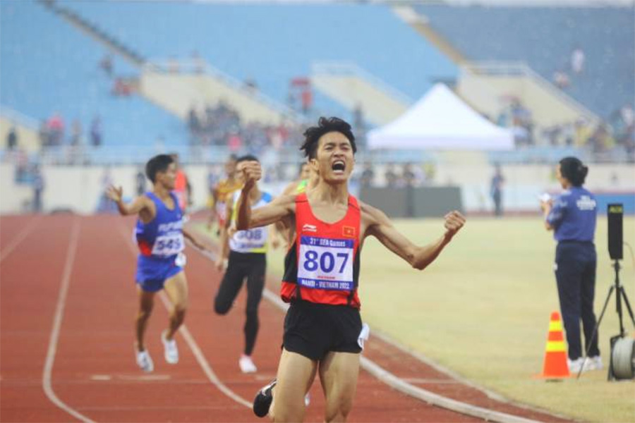 Lương Đức Phước đang là nam VĐV chạy 800m và 1500m tốt nhất Việt Nam hiện nay