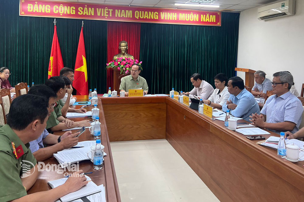 Phó bí thư Tỉnh ủy, Trưởng đoàn Đại biểu Quốc hội tỉnh Quản Minh Cường chỉ đạo các sở, ngành, địa phương giải quyết khiếu nại, kiến nghị của công dân