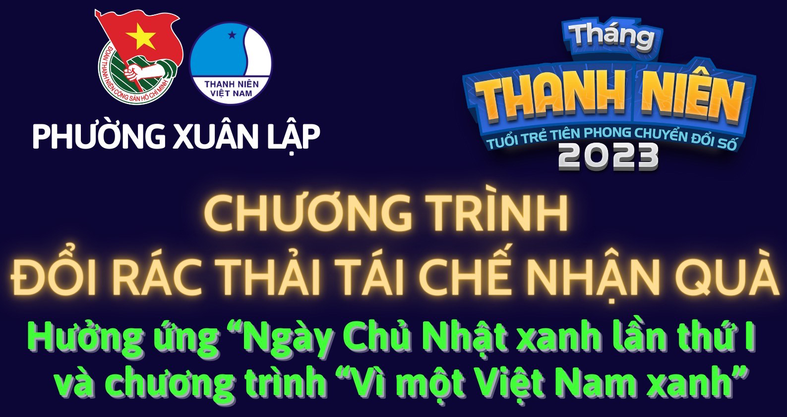 Thông tin về chương trình đổi rác thải lấy quà tặng tại P.Xuân Lập, TP.Long Khánh