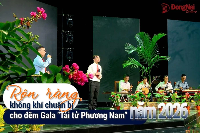 Rộn ràng không khí chuẩn bị cho đêm Gala ‘Tài tử Phương Nam’ năm 2026