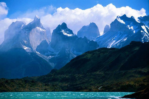 Hồ ở công viên quốc gia Blue Mountains, Chile.