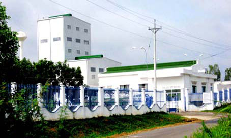 Nhà máy xử lý nước thải của Công ty men Mauri Việt Nam. Ảnh: T. Nguyên