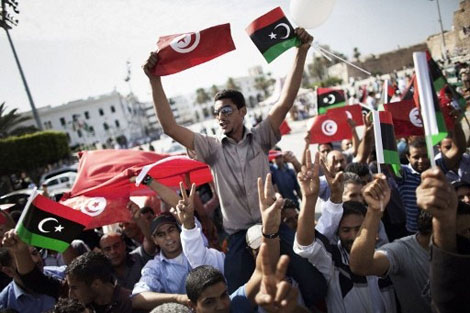 Bầu không khí lễ hội đang bao trùm Libya.