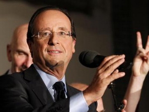 Ứng cử viên tổng thống đảng Xã hội Pháp Francois Hollande.