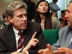 Đại sứ Mỹ tại Libya Chris Stevens lúc đương thời