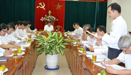 Buổi làm việc giữa UBND tỉnh và Tổng công ty cao su Đồng Nai