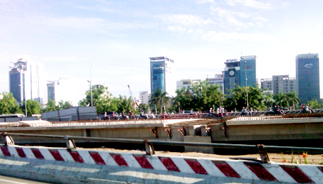 Công trình xây dựng cầu Sài Gòn 2 hiện nay.
