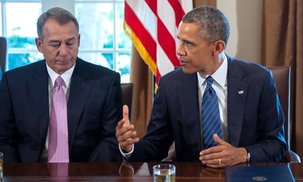 Tổng thống Obama và Chủ tịch Hạ viện Mỹ John Boehner.
