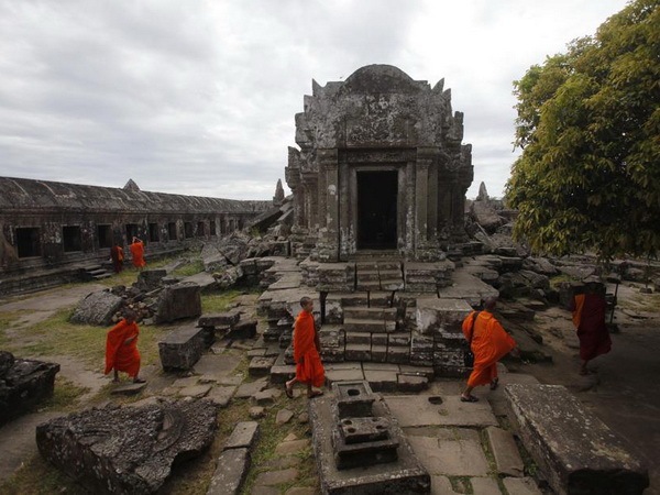 Ngôi đền cổ 900 năm tuổi Preah Vihear. (Nguồn: Reuters)