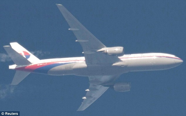 Hình ảnh cuối cùng về chiếc máy bay mang số hiệu MH370 trên bầu trời trước khi mất tích (Nguồn: Reuters)